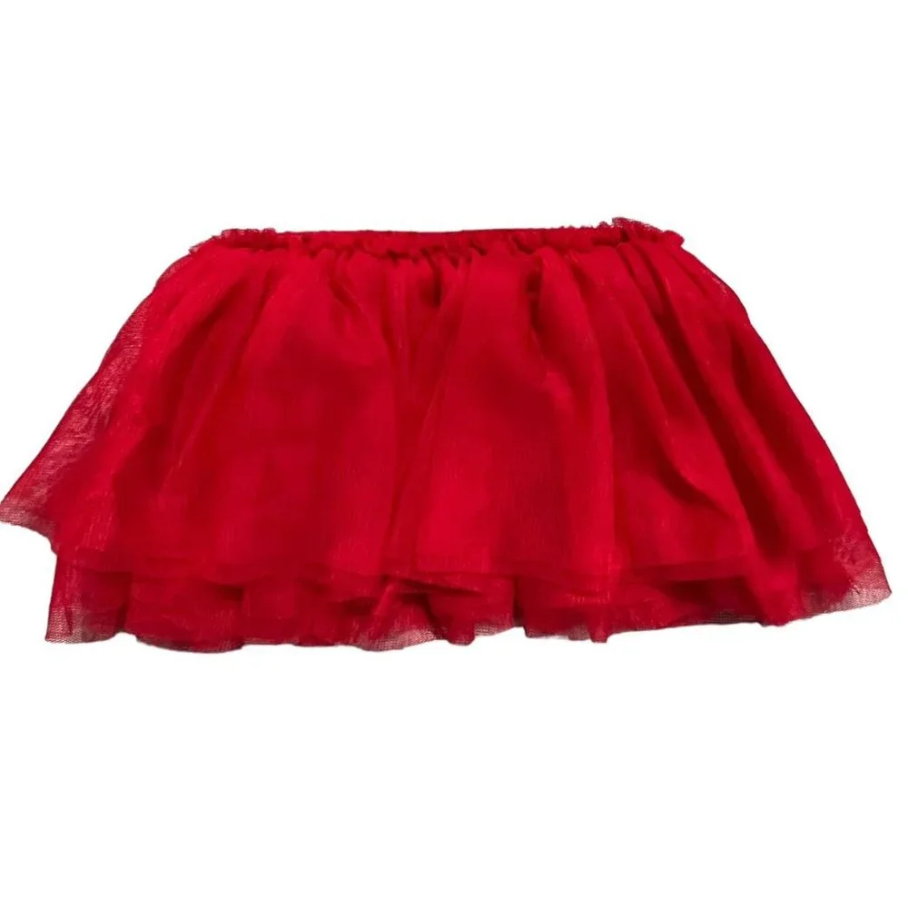 NEW Children's Place 0-6m Red Tulle Skirt